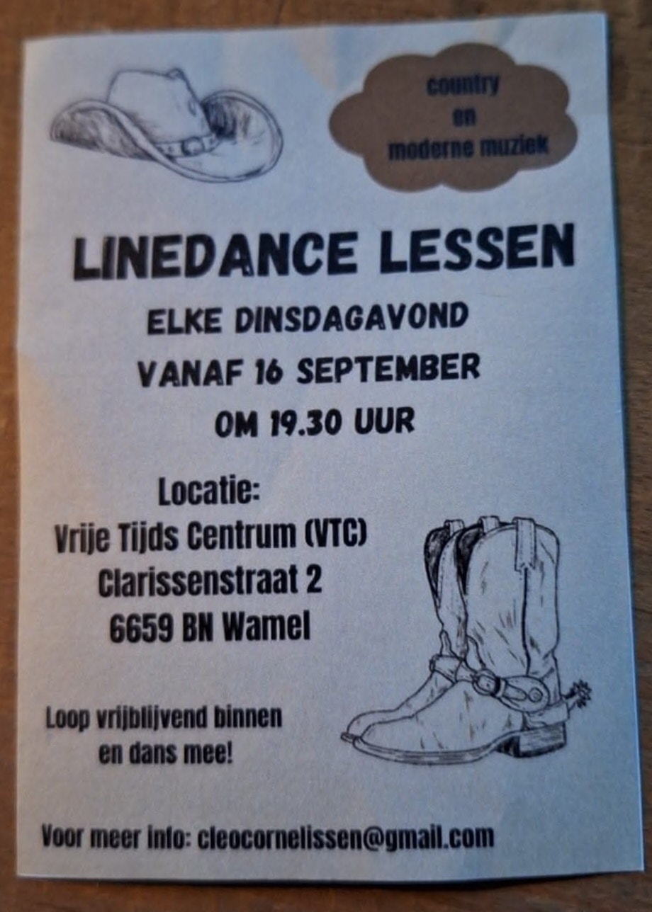 Linedance lessen